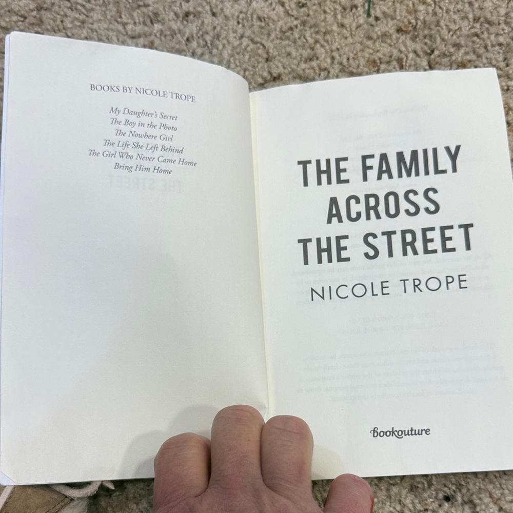The Family Across the Street by Nicole Trope / psychological thriller - Picture 2 of 10